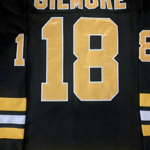 Happy Gilmore #18 Boston Hockey Jersey Stitched Fight Strap Men Medium - Picture 3 of 6